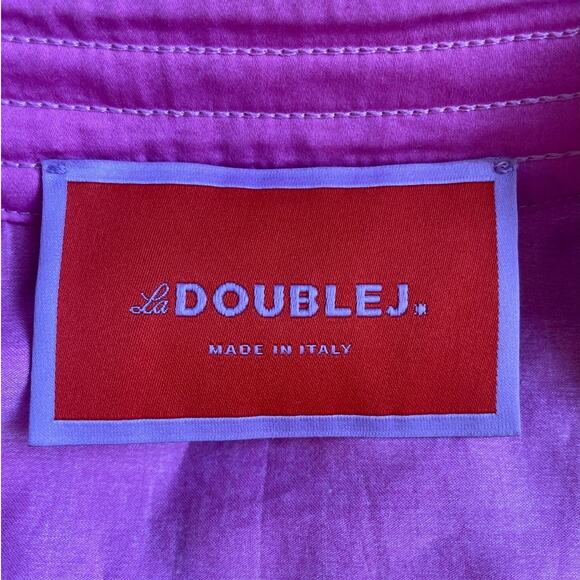 La DoubleJ Margherita Dress Napoli Plates Placee Pink NWOT XS - Picture 8 of 16